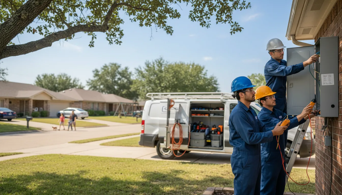 Certified electrician providing emergency electrical services in Crouse, NC